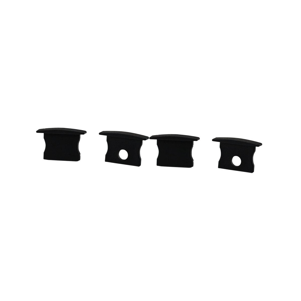 Perfil tira LED empotrable con difusor - Kit completo - 12,2x13mm - Tira LED ≤10mm - 2 metros - Barcelona Led-