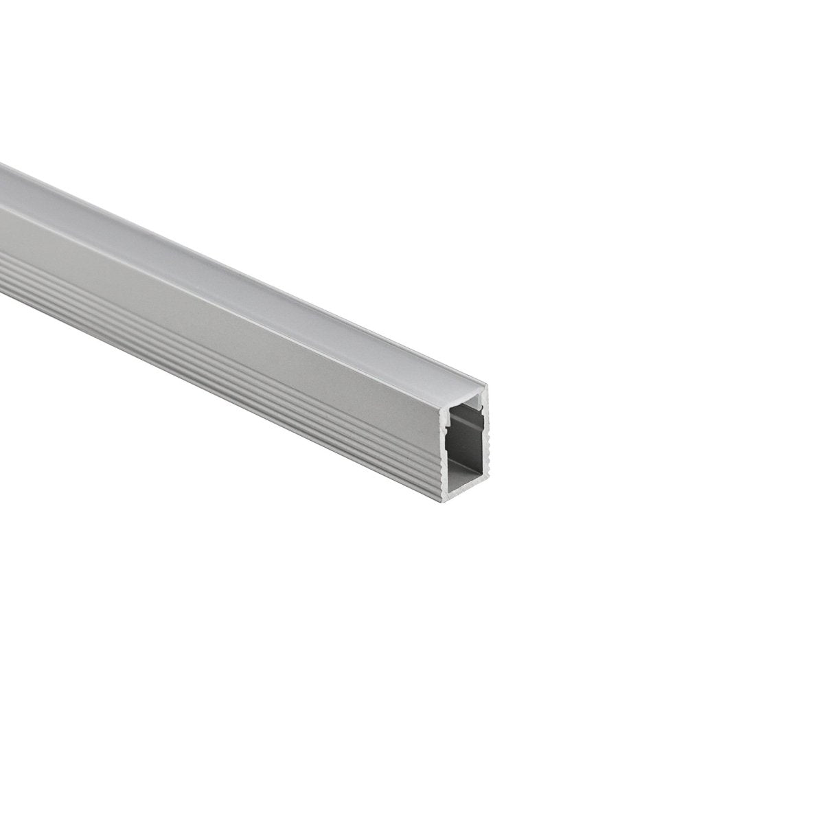 Perfil tira LED de superficie con difusor - Kit completo - 12x8mm - Tira LED ≤5mm - 2 metros - Barcelona Led-