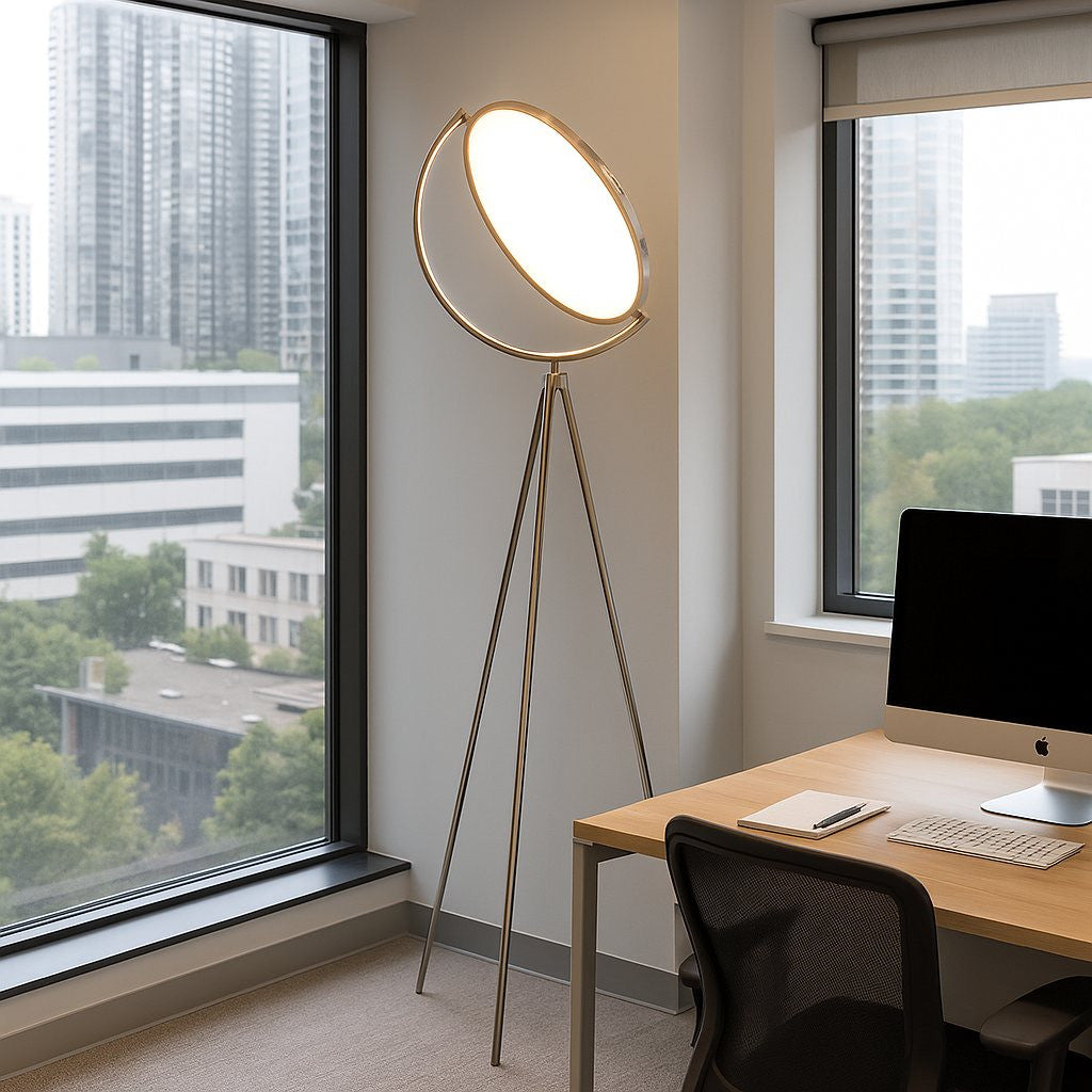 Lámpara de pie LED diseño "Eyes" - 26W - Luz cálida (4)