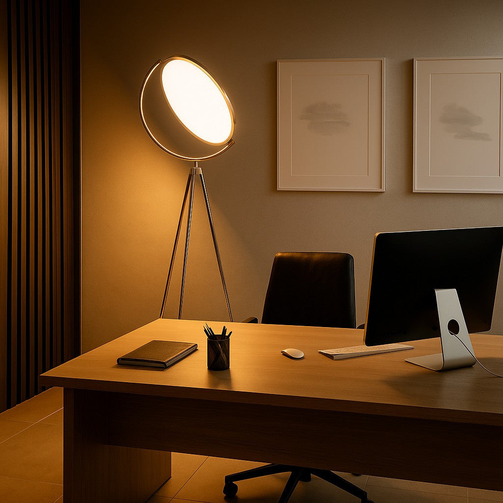 Lámpara de pie LED diseño "Eyes" - 26W - Luz cálida (3)