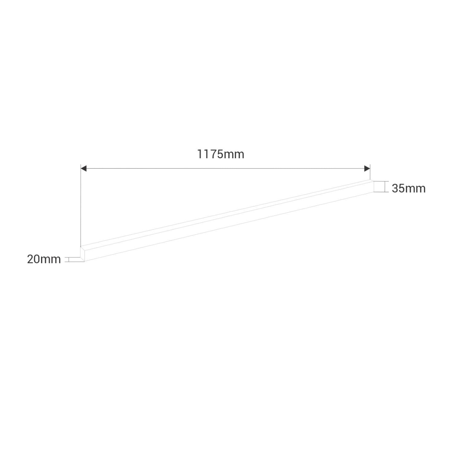 Luminaria lineal para hexágono - RGB IC - 120 cm (2)