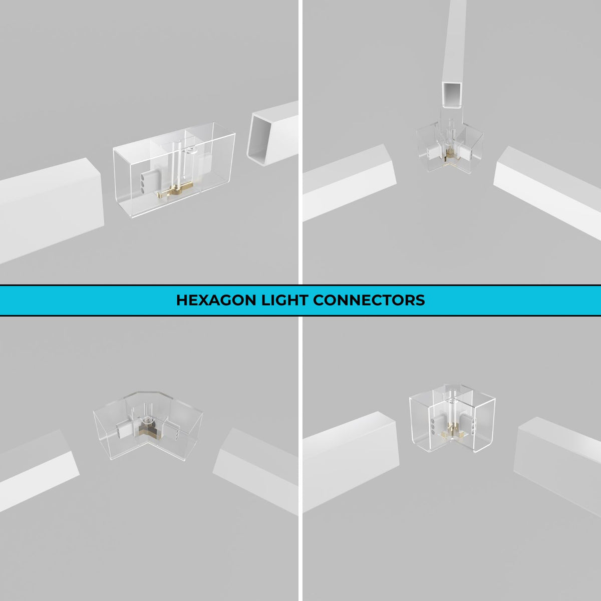 Luminaria Lineal de 120 cm – Diseño Hexagonal Moderno y Minimalista (7)