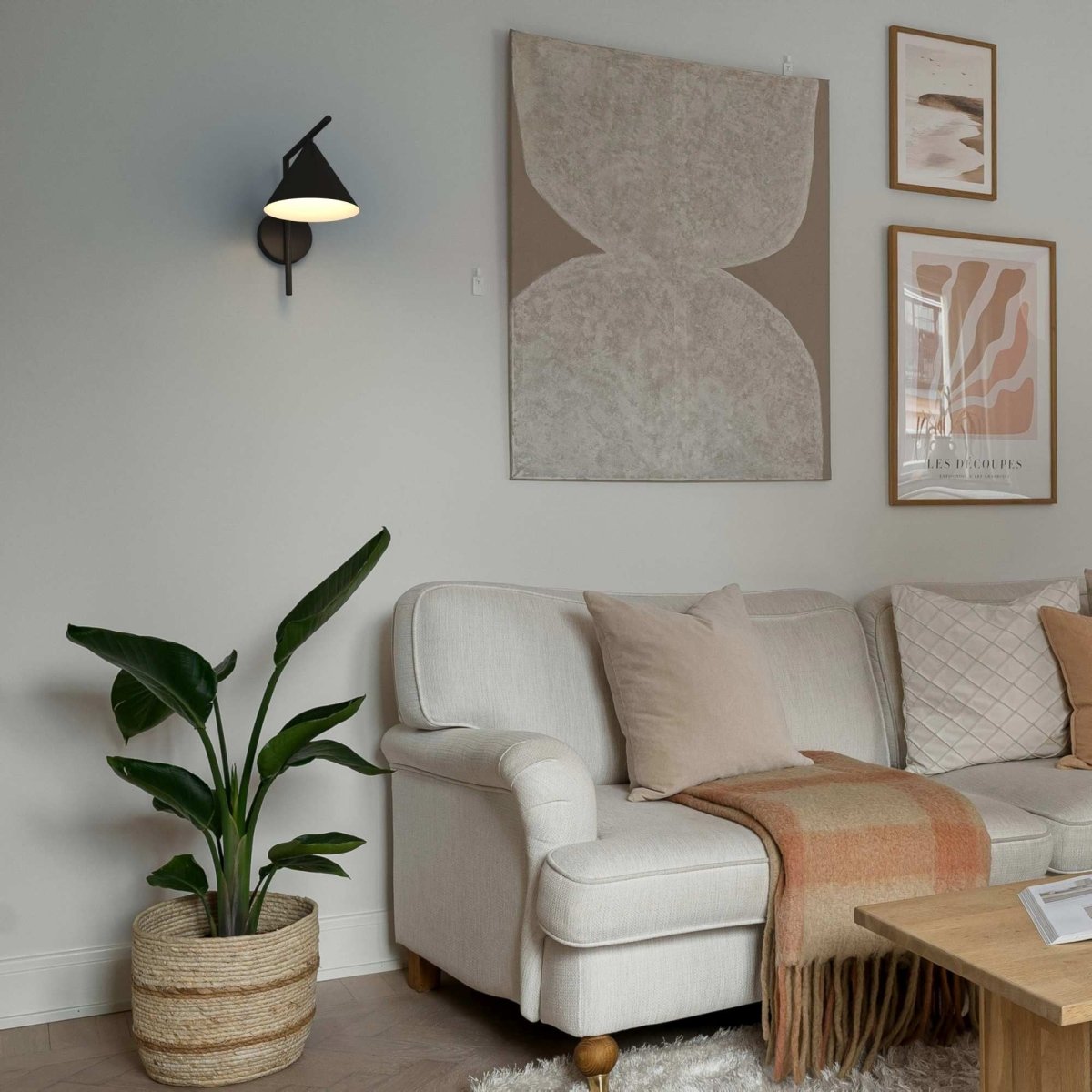 Aplique de pared de diseño "LUSSY" - E27 - Barcelona Led-Decoración