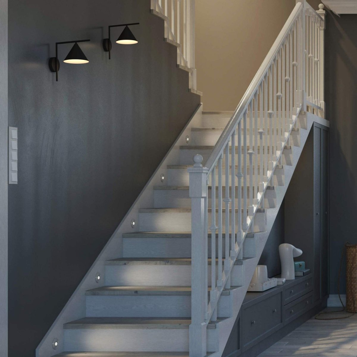 Aplique de pared de diseño "LUSSY" - E27 - Barcelona Led-Decoración