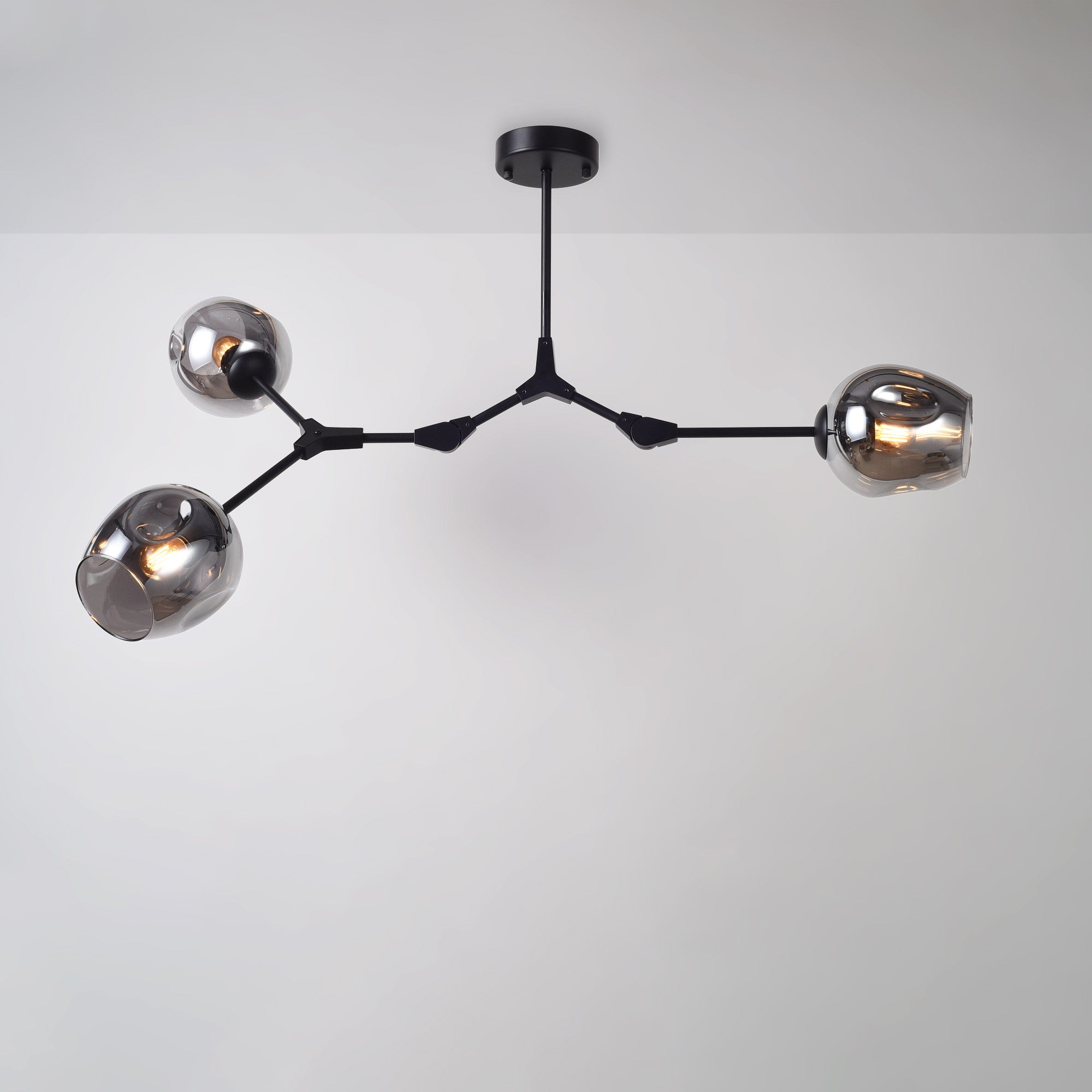 Lámpara de techo articulada "ORIÓN 3" - 3 x E27 (8)