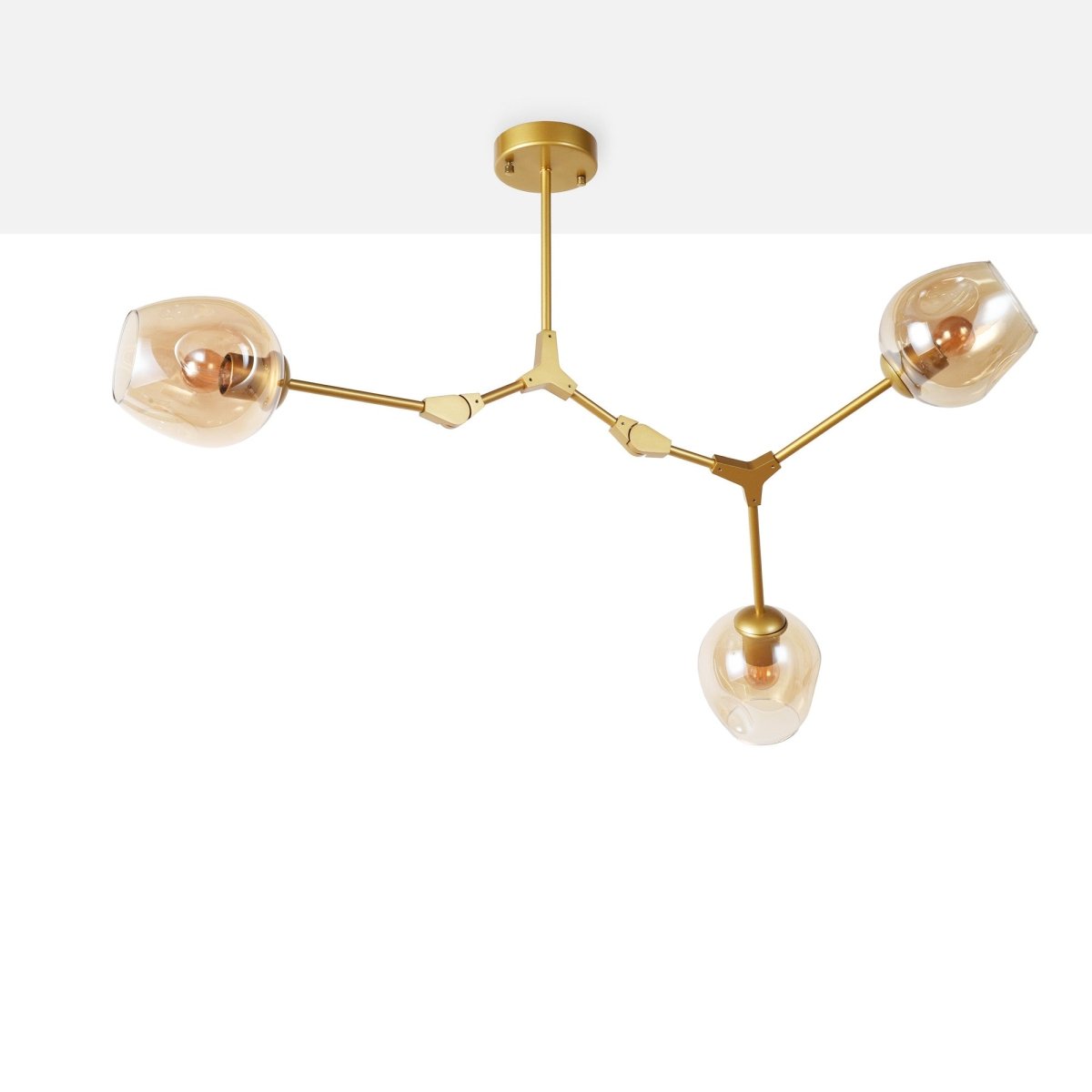 Lámpara de techo articulada "ORIÓN 3" - 3 x E27 - Barcelona Led-Decoración