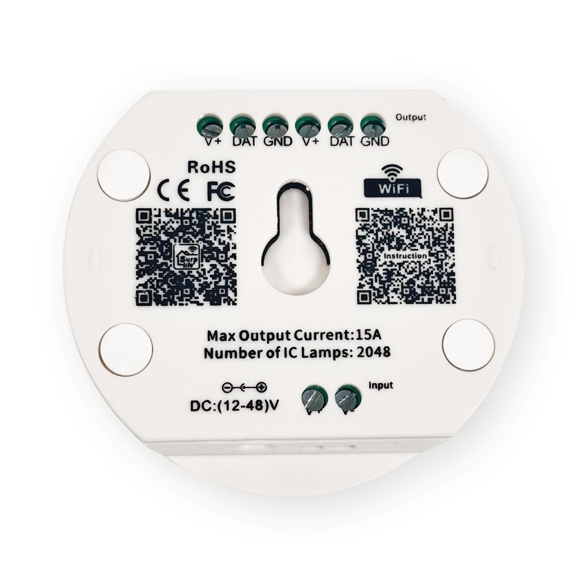 Kit - Controlador y fuente de alimentación para lámpara hexagonal - RGB IC - Barcelona Led-Control y regulación