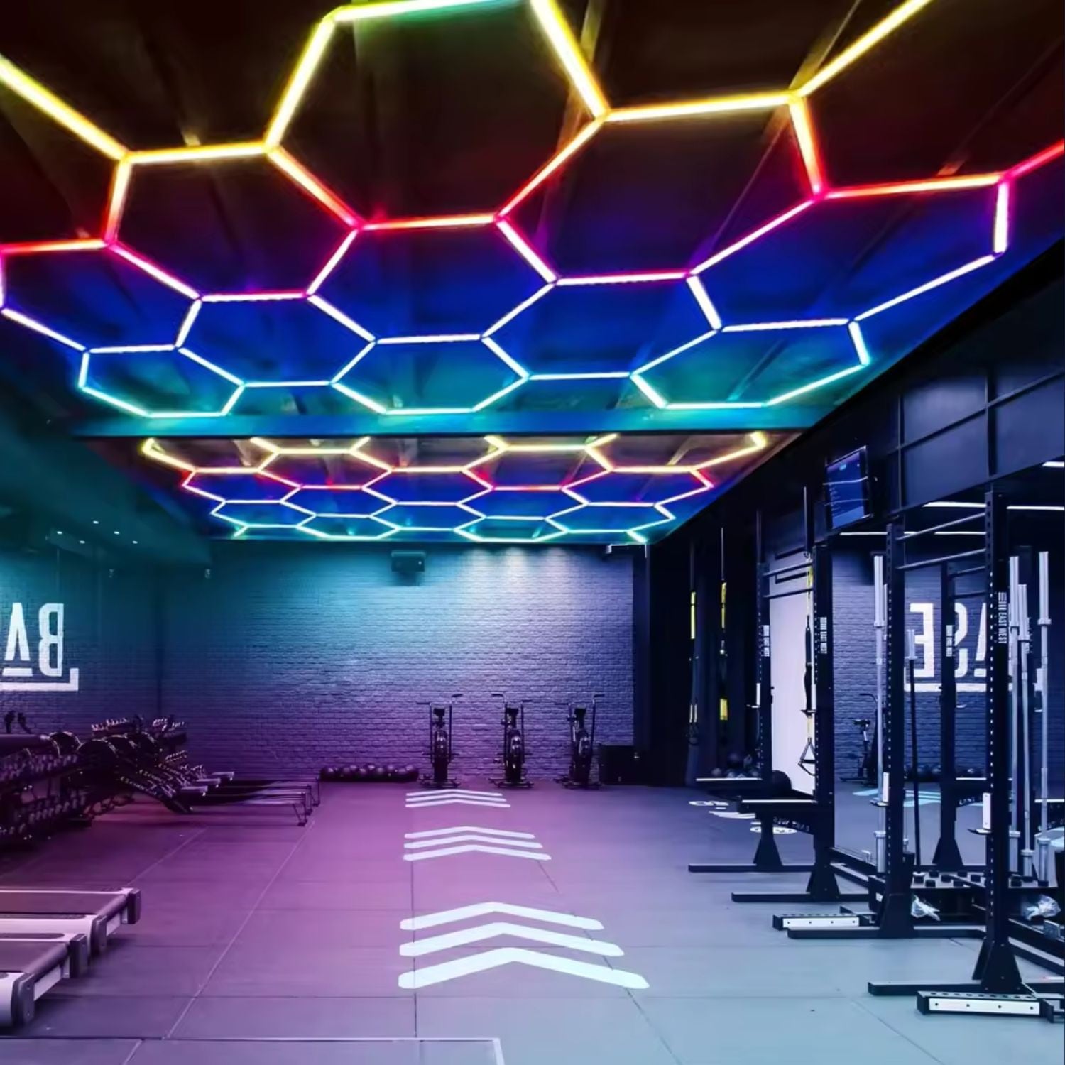 Luminaria lineal para hexágono - RGB IC - 44 cm (5)