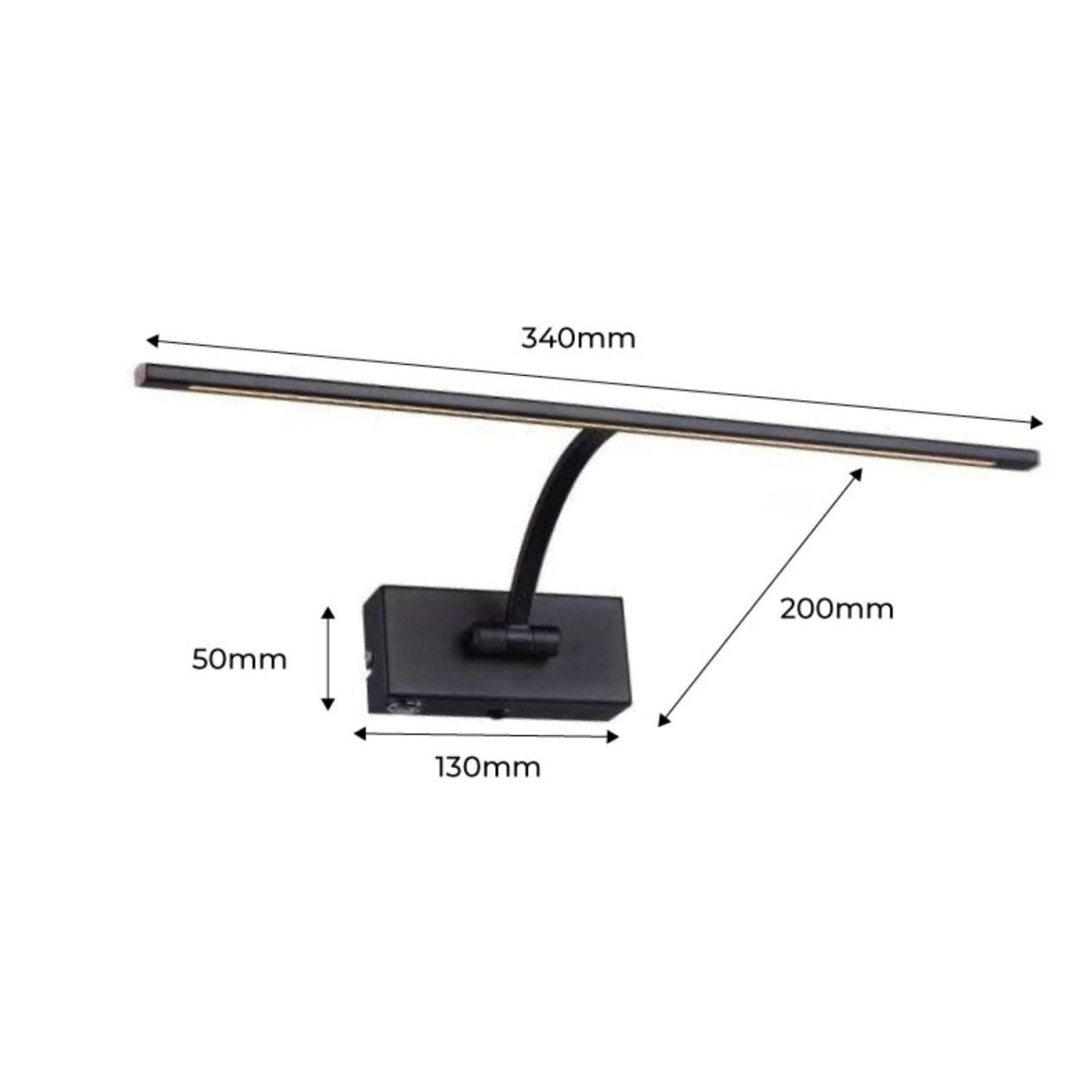 Aplique de pared para iluminación de cuadros LED 6W ajustable - Barcelona Led-Decoración