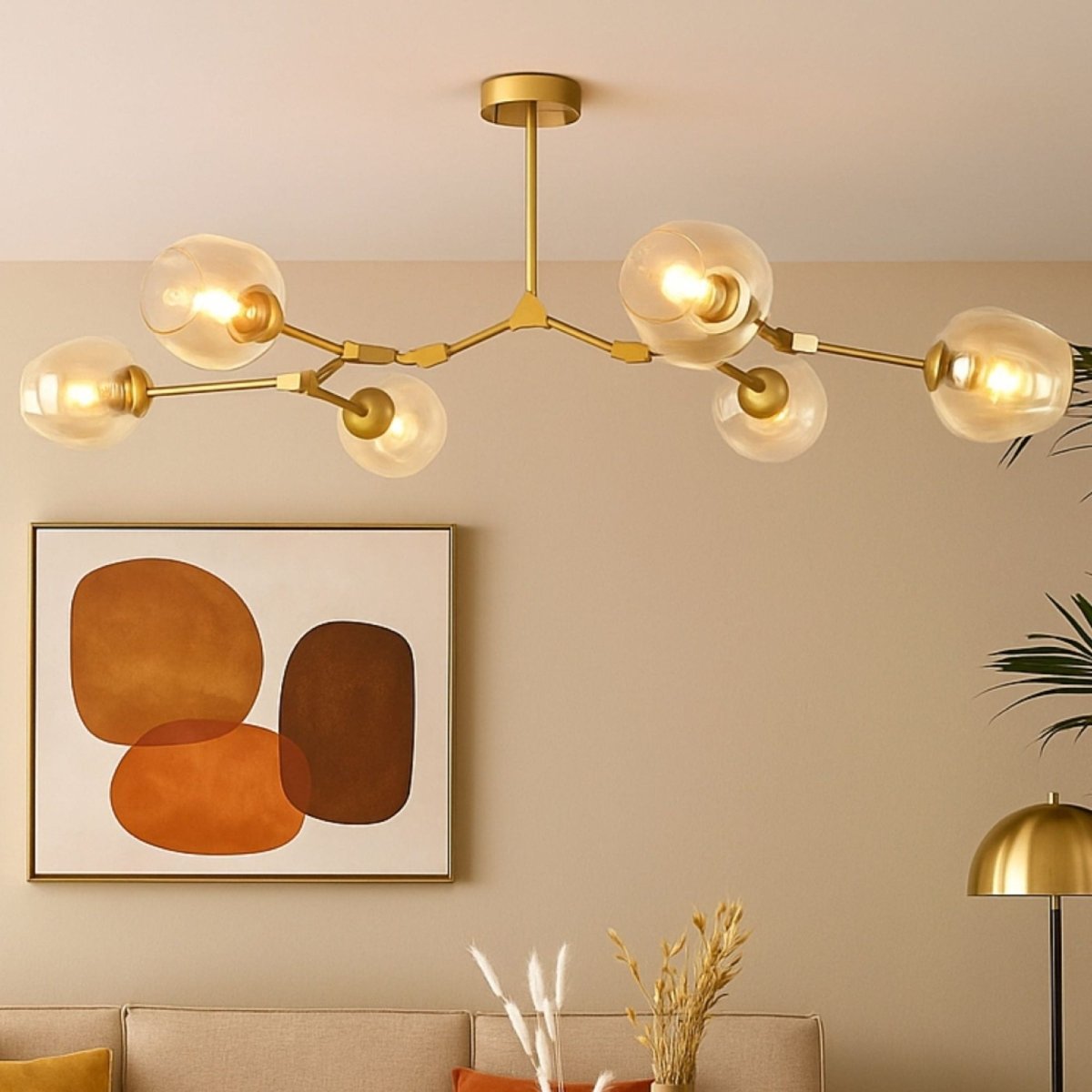 Lámpara de techo articulada "ORIÓN 6" - 6 x E27 - Barcelona Led-Decoración