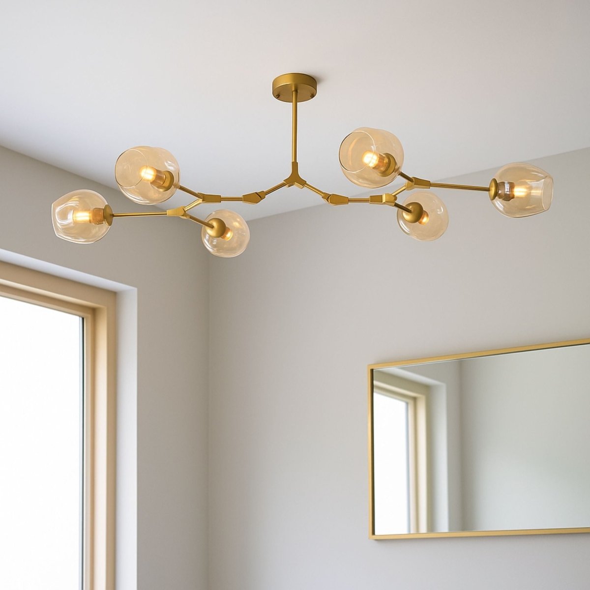 Lámpara de techo articulada "ORIÓN 6" - 6 x E27 - Barcelona Led-Decoración