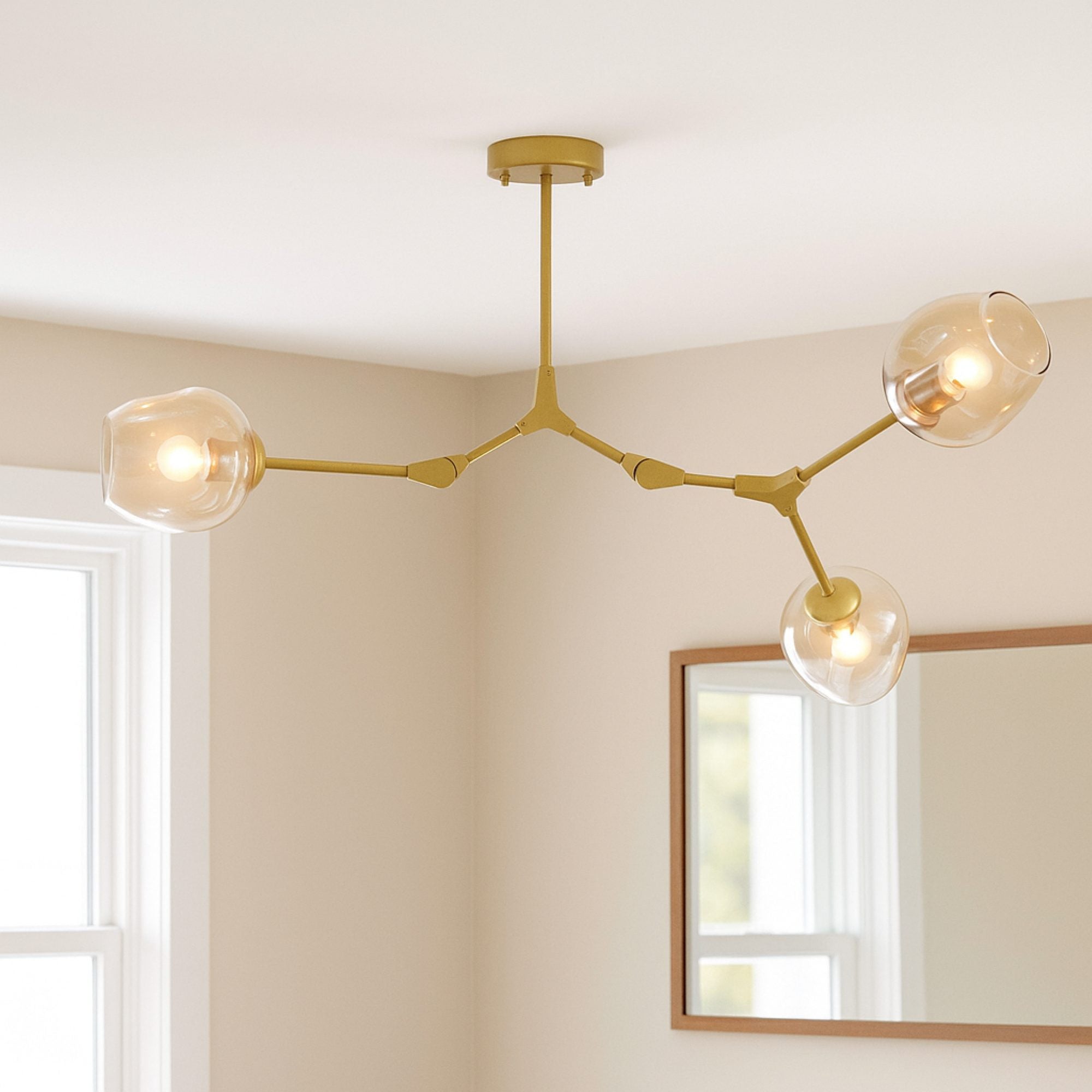 Lámpara de techo articulada "ORIÓN 3" - 3 x E27 (24)