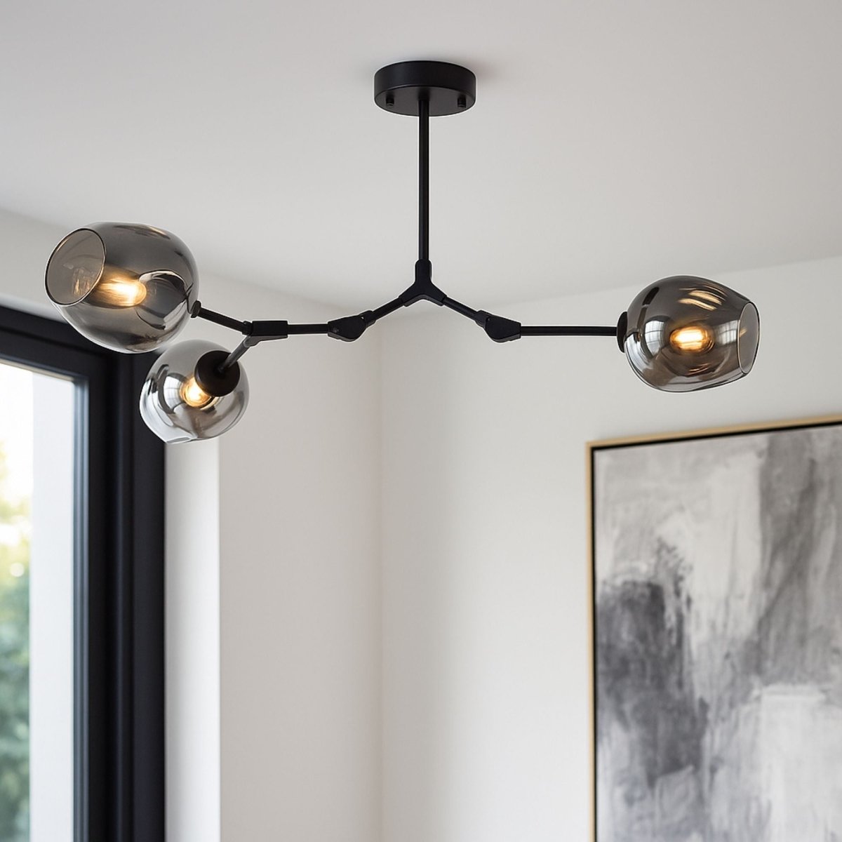 Lámpara de techo articulada "ORIÓN 3" - 3 x E27 - Barcelona Led-Decoración