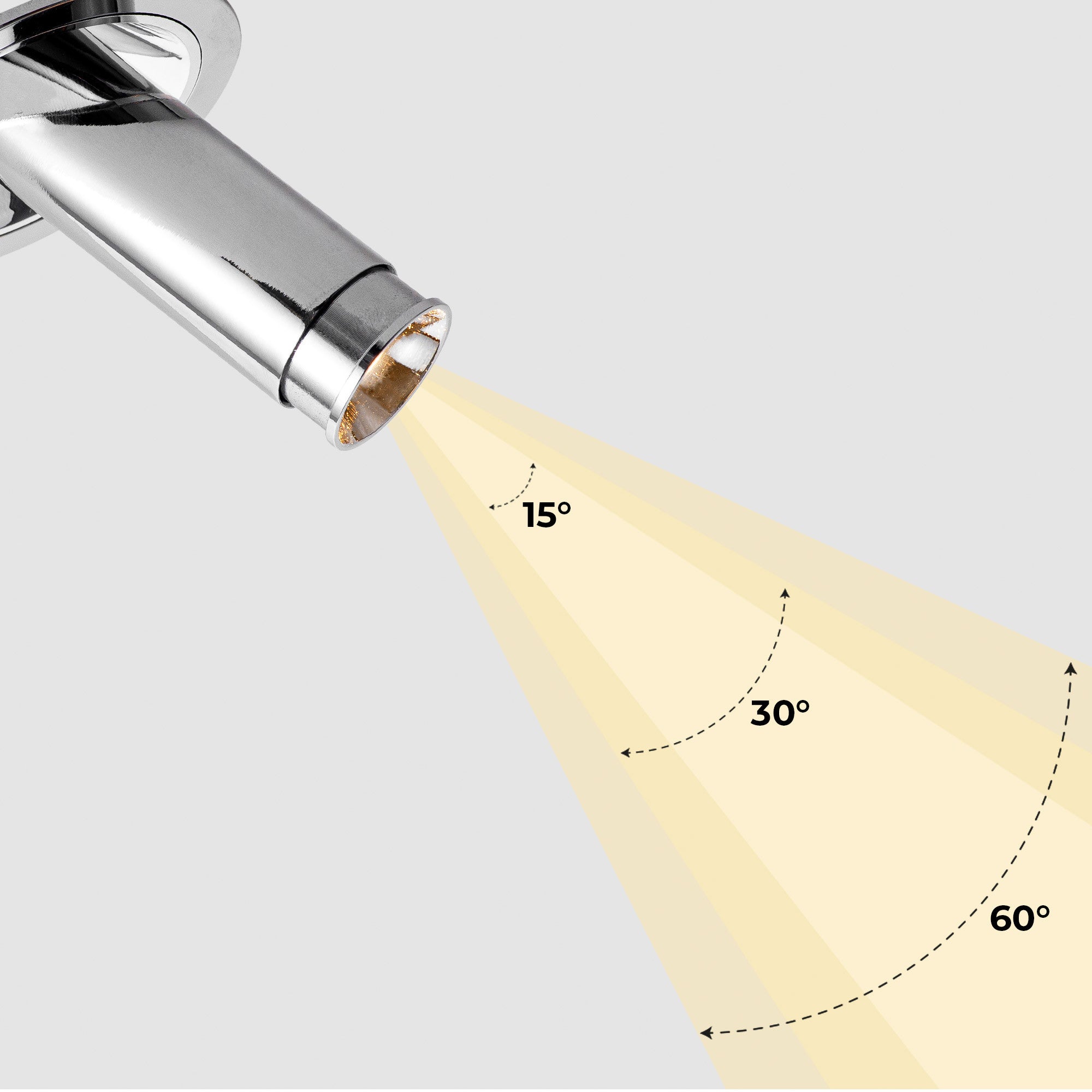 Foco LED empotrable orientable "ALAI" - Zoom - 100mm - 2800K - LED COB - chip Cree - 7W (40)