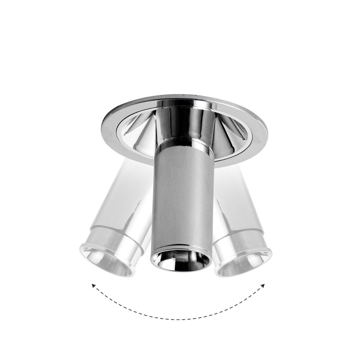 Foco LED empotrable orientable "ALAI" - Zoom - 100mm - 2800K - LED COB - chip Cree - 7W - Barcelona Led-