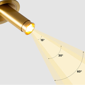 Foco LED empotrable orientable "ALAI" - Zoom - 100mm - 2800K - LED COB - chip Cree - 7W (54)