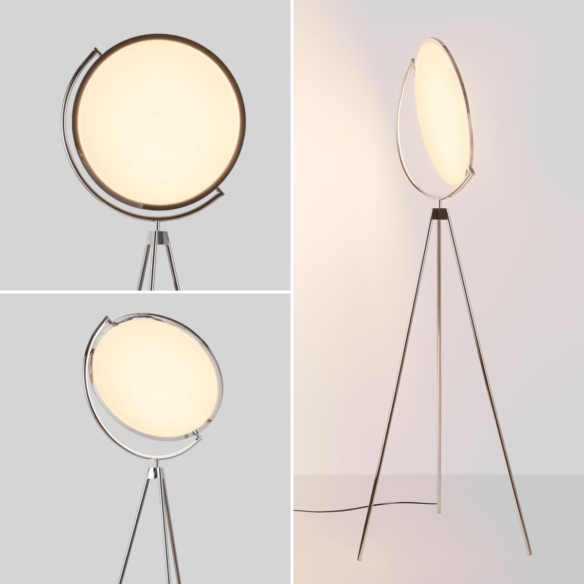 Lámpara de pie LED diseño "Eyes" - 26W - Luz cálida - Barcelona Led-Iluminación