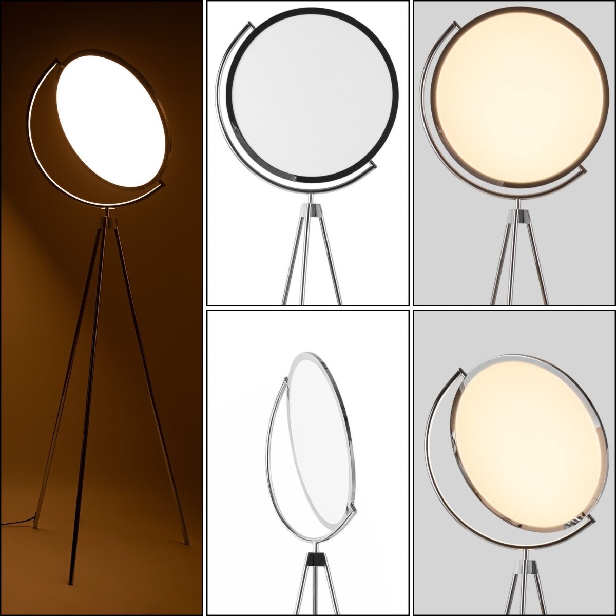 Lámpara de pie LED diseño "Eyes" - 26W - Luz cálida - Barcelona Led-Iluminación