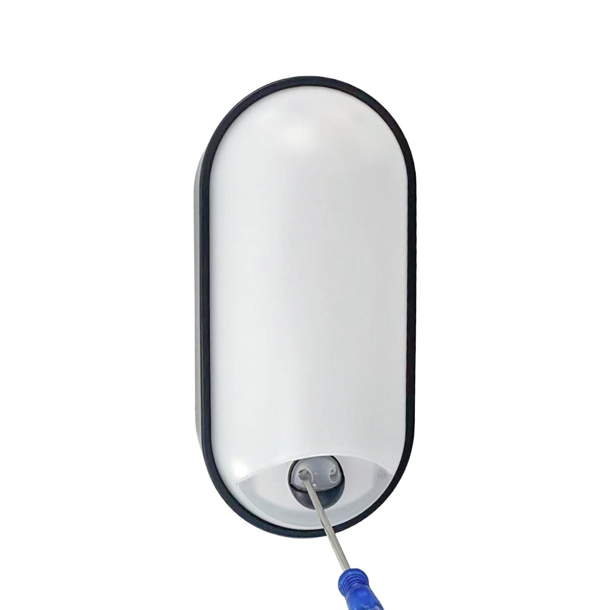 Plafón LED exterior ovalado con sensor PIR - 15W - CCT - IP65 - Barcelona Led-Decoración
