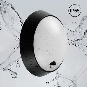 Plafón LED exterior redondo con sensor PIR - 20W - CCT - IP65 (2)