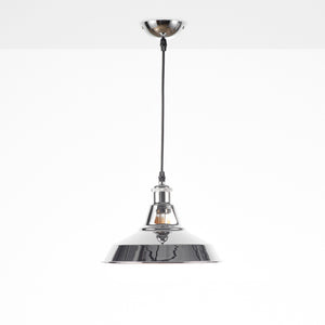 Lámpara industrial retro colgante "MANACOR" con cúpula de metal (15)