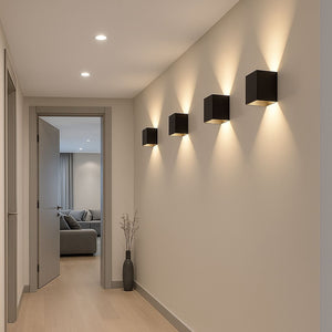 Pack de 4 Apliques de pared "KURTIN" 6W luz up and down regulable (19)