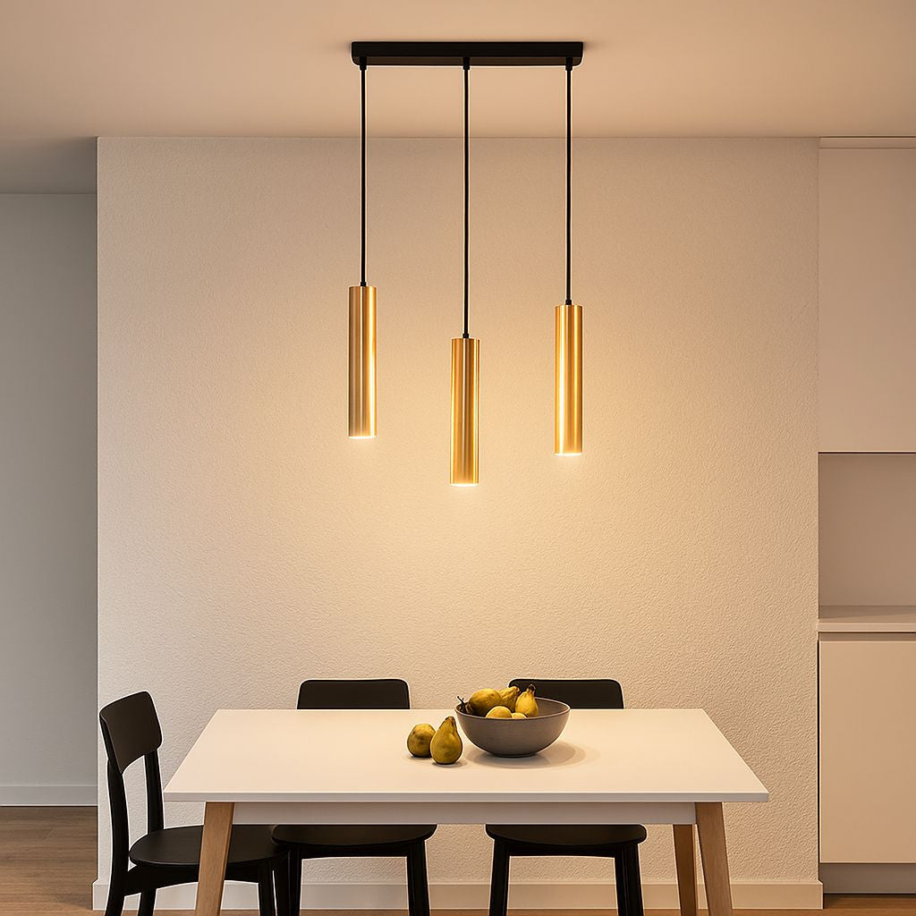 Lámpara colgante triple minimalista "Bila 3" - GU10 (5)