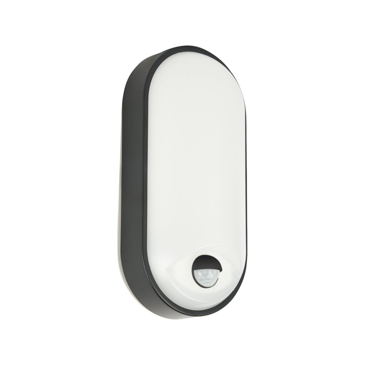 Plafón LED exterior ovalado con sensor PIR - 15W - CCT - IP65 - Barcelona Led-Decoración