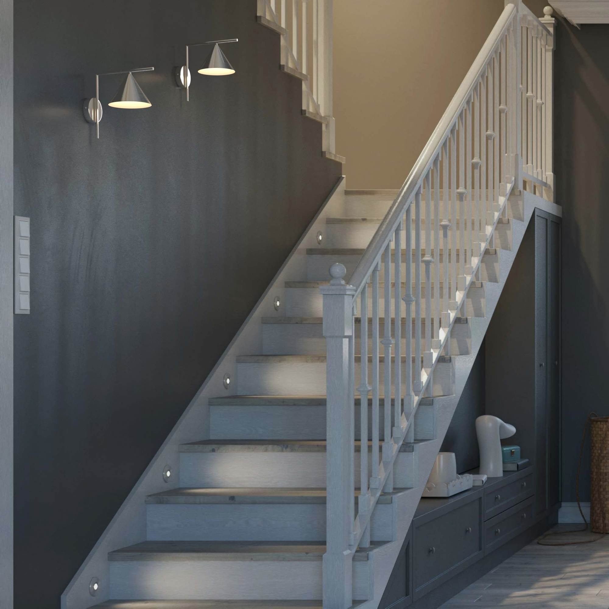 Aplique de pared de diseño "LUSSY" - E27 (67)