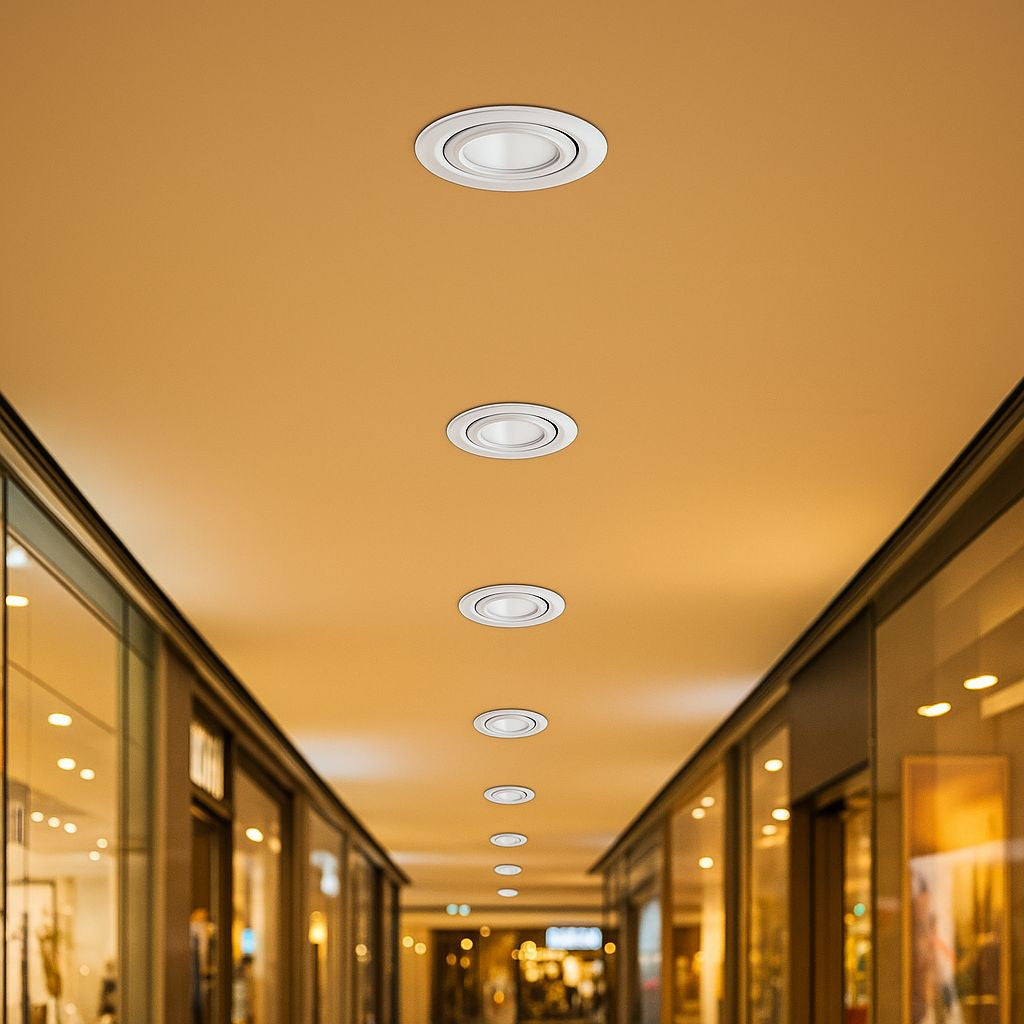 Downlight LED COB CCT 42W - CRI90 - Chip Bridgelux - Driver Lifud - IP20 - Corte Ø 215mm (19)