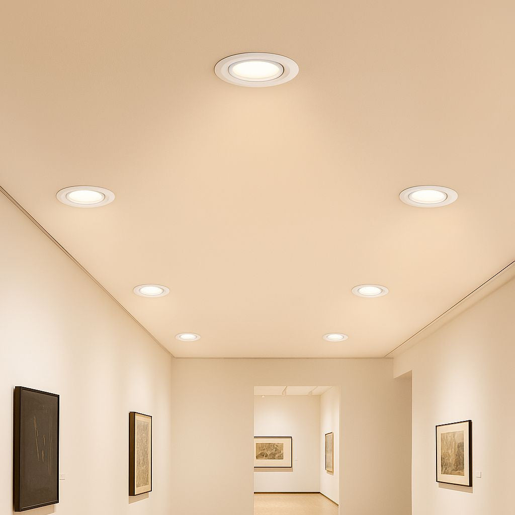 Downlight LED COB CCT 42W - CRI90 - Chip Bridgelux - Driver Lifud - IP20 - Corte Ø 215mm (2)