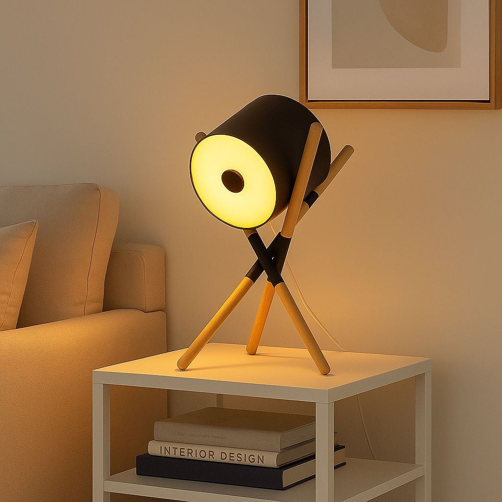 Lámpara de mesa nórdica de trípode "FOCUS" - 3 x E27 / G45 (26)