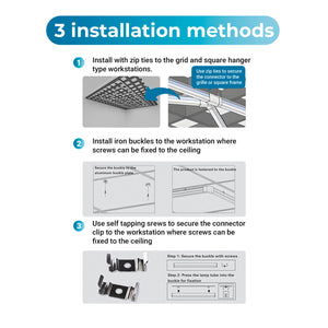 Lámpara LED hexagonal - 6500K - 14 hexágonos + Rectángulo 5m (11)
