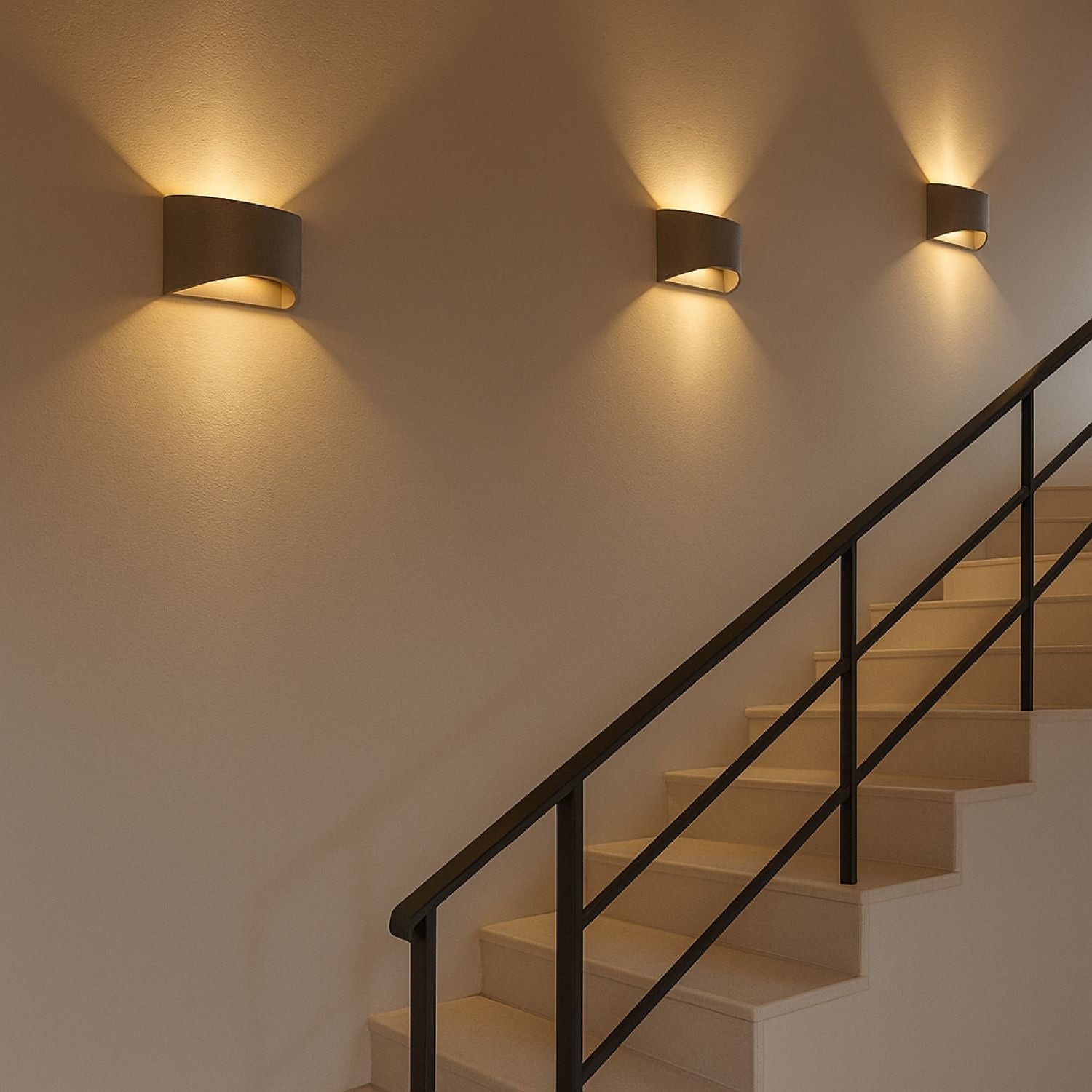 Aplique de pared concreto "Raquel" - Up & down - 1 x G9 (16)