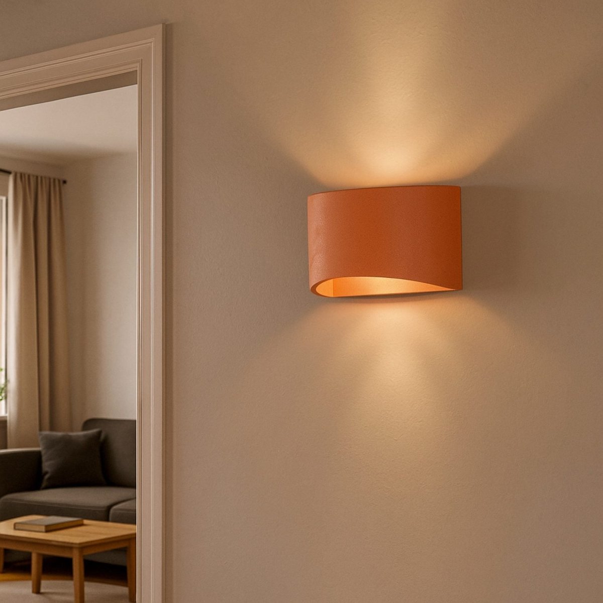 Aplique de pared concreto "Raquel" - Up & down - 1 x G9 - Barcelona Led-Decoración