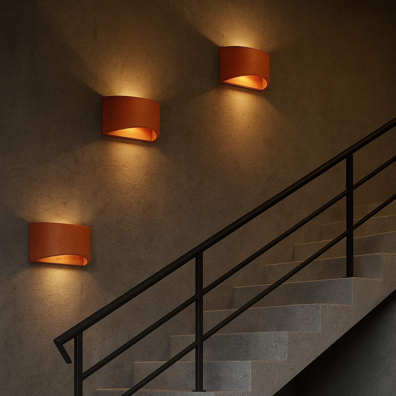 Aplique de pared concreto "Raquel" - Up & down - 1 x G9 (19)