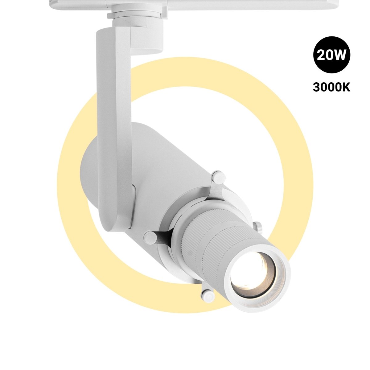Proyector shapeable para carril monofásico - 20W - 20º-35 - Barcelona Led-