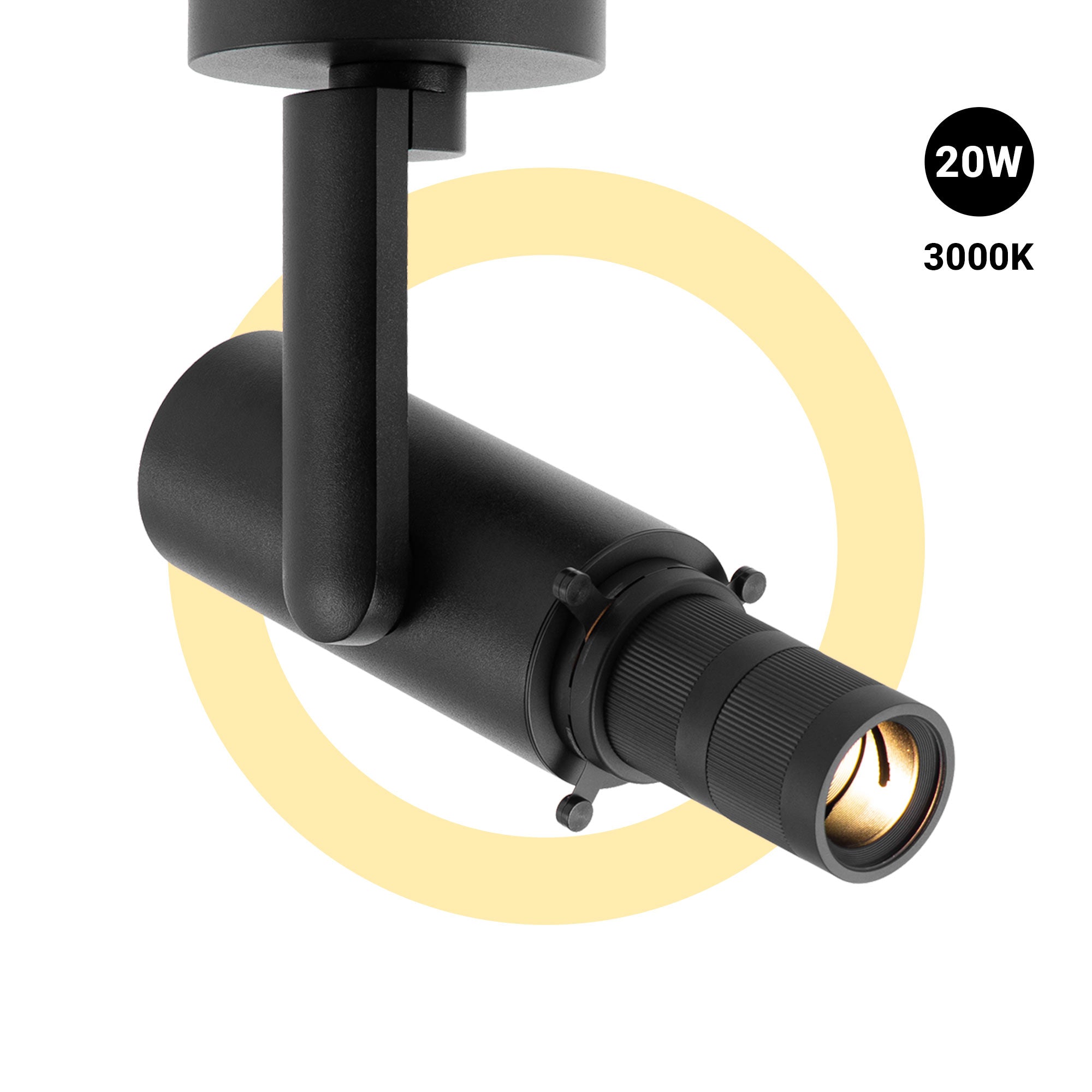 Proyector shapeable de superficie - 20W - ZOOM 20º/35°