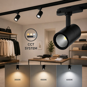 Foco LED para carril trifásico CCT 42W - CRI 95 - Driver Philips Xitanium integrado (7)