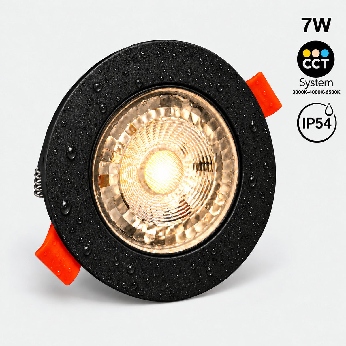 Downlight LED empotrable fijo - 7W - CCT - 560lm - Corte Ø75mm - IP54 (9)