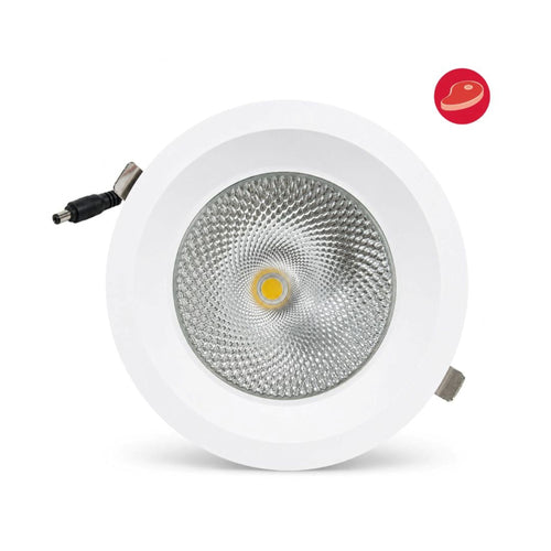 Inbouw LED-downlight - Speciale chip voor slagerijen - 30W - Uitsparing Ø200 mm - IP54 - UGR19
