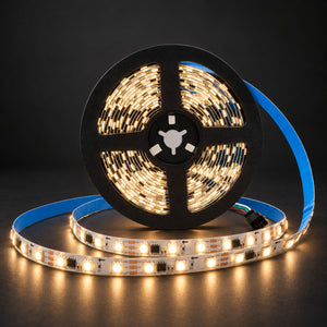 Tira de LED inteligente IC 12V DC - 14,4W/m - IP20 - 60 LED/m - Ancho 10mm - 5 metros (7)
