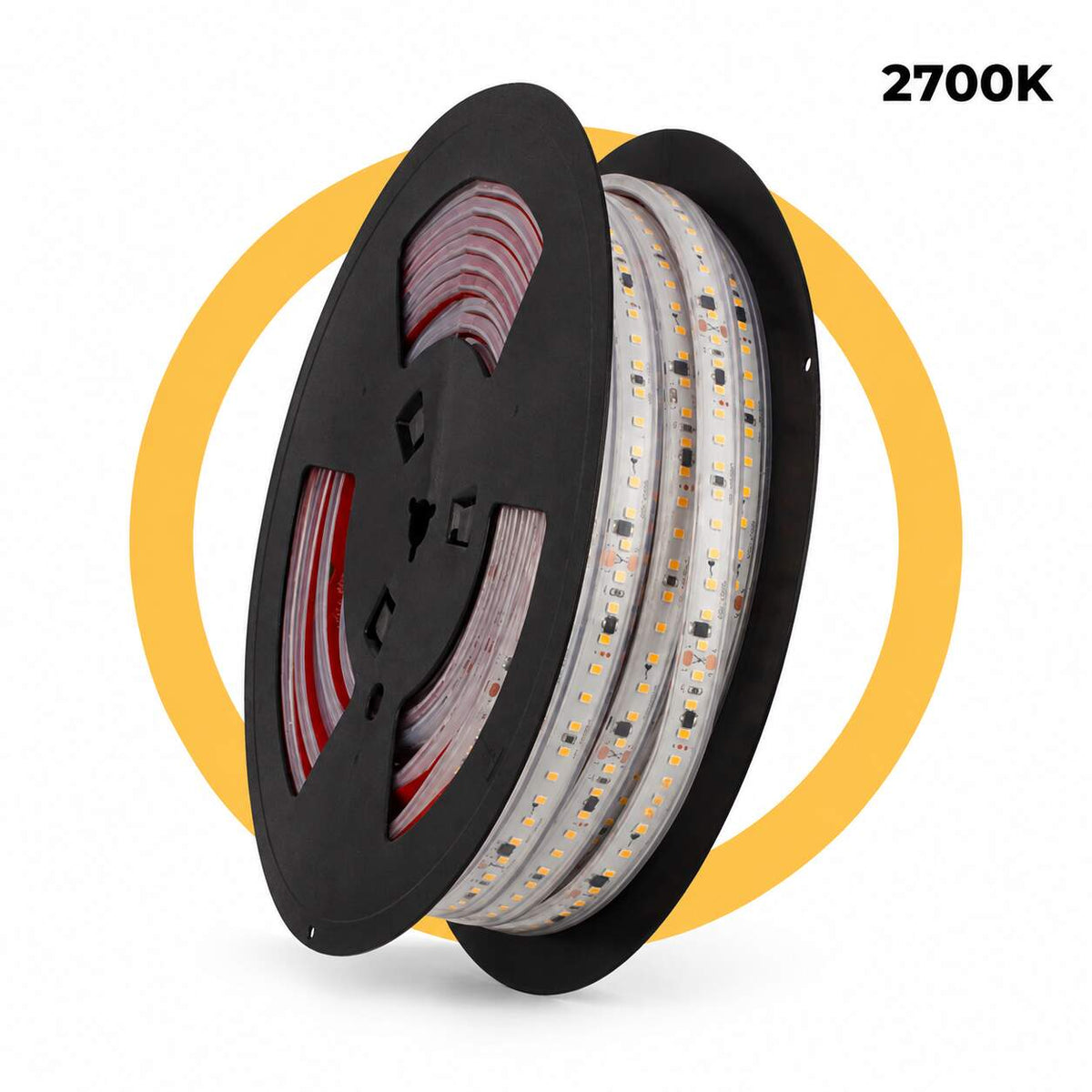 Tira LED 220V - 300W (2400xSMD2835) - 12mm - Apta exterior: IP67 - Rollo 20 metros (2)