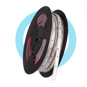 Tira LED 220V - 300W (2400xSMD2835) - 12mm - Apta exterior: IP67 - Rollo 20 metros