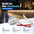 LED Strip 220V - 300W (2400xSMD2835) - 12mm - Outdoor use: IP67 - 20 meter roll 5