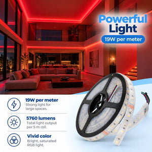 Tira LED estanca RGBWW - 19W/m - 24V - 60 LED/M - IP67 - 5m (4)
