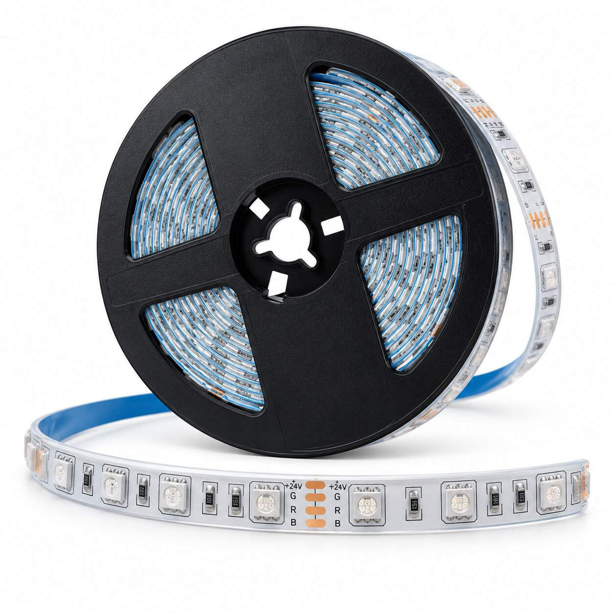 Tira de LED RGB - 12mm - 24V-DC - 72W - Corte cada 10cm - 5 metros - IP67 (8)