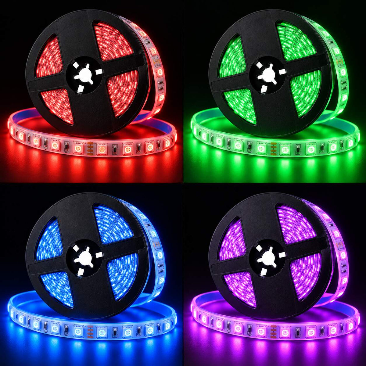 Tira de LED RGB - 12mm - 24V-DC - 72W - Corte cada 10cm - 5 metros - IP67 (6)