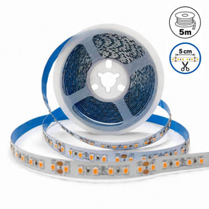 Tira LED 24V DC - 18W/m - Monocolor - 10mm - IP20 - Rollo 5 metros - 120ch/m (6)