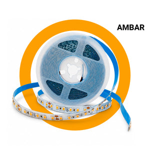 Tira LED 24V DC - 18W/m - Monocolor - 10mm - IP20 - Rollo 5 metros - 120ch/m (20)